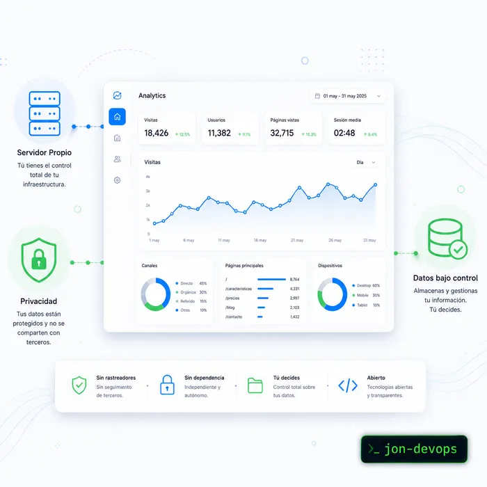 Analytics without giving your data to Google