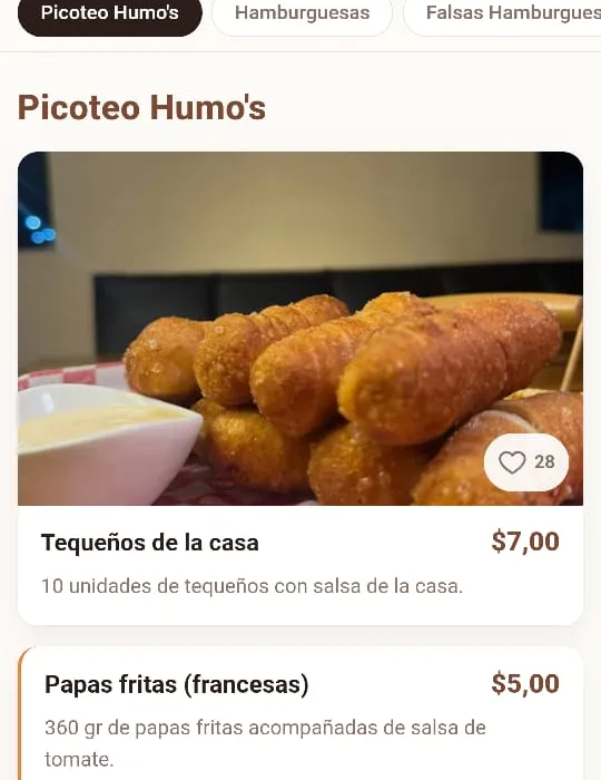 Un restaurante real sin menú impreso