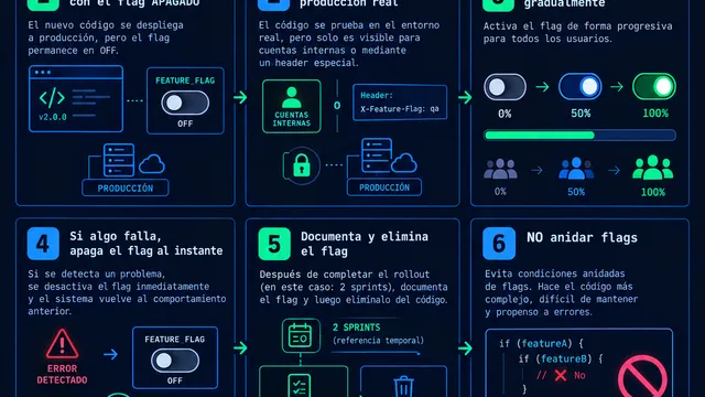 Feature flags: código en producción... apagado