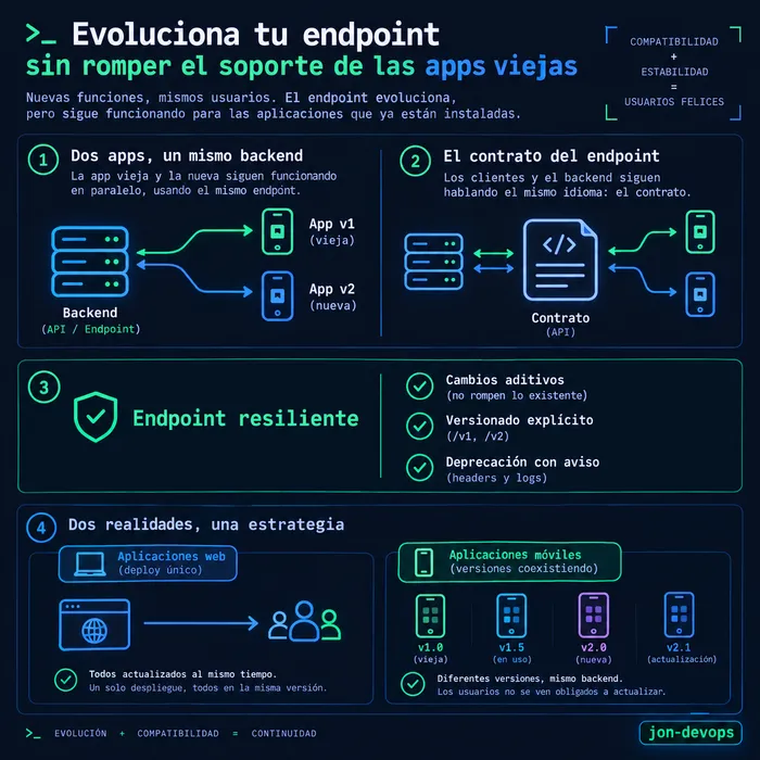 Un endpoint resiliente no rompe apps viejas